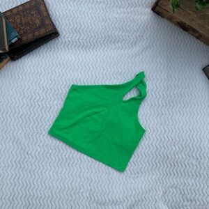 Beyond Yoga, SM green sports crop top
